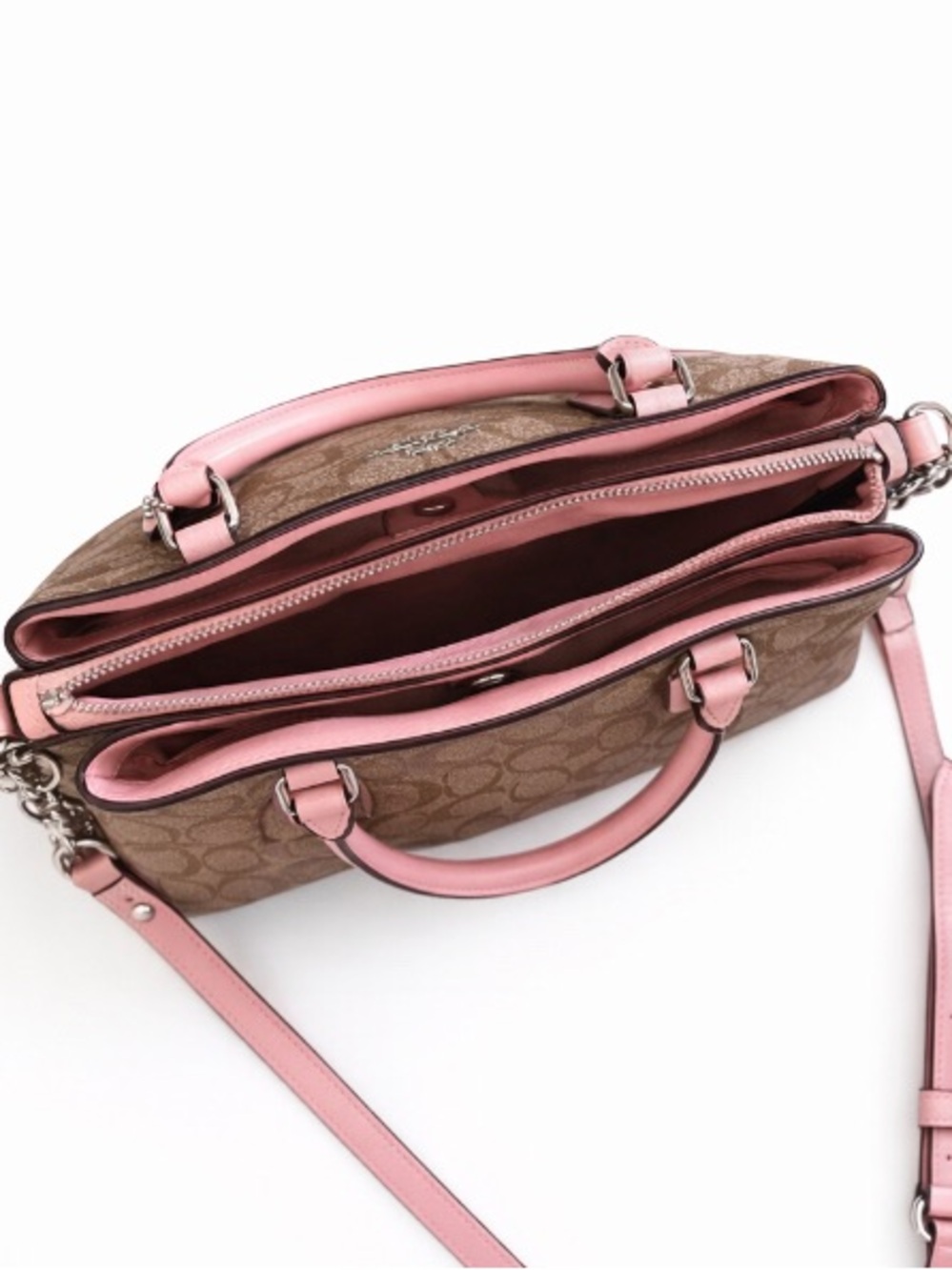 Coach Sage Carryall Signature Canvas Satchel - Perfect Condition Worn Once. - Picture 5 of 7